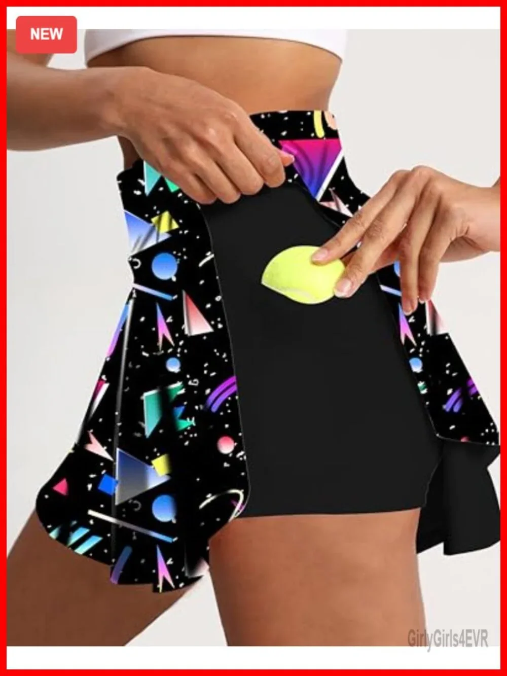 Women's Tennis Skirt Pleated Athletic Skort with Shorts Pocket High Waisted for
